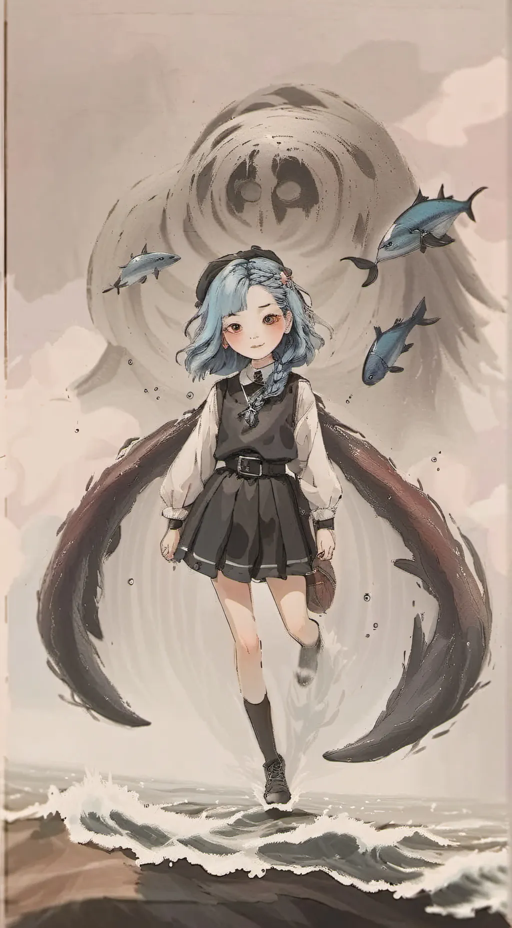 ai character: Lilly background