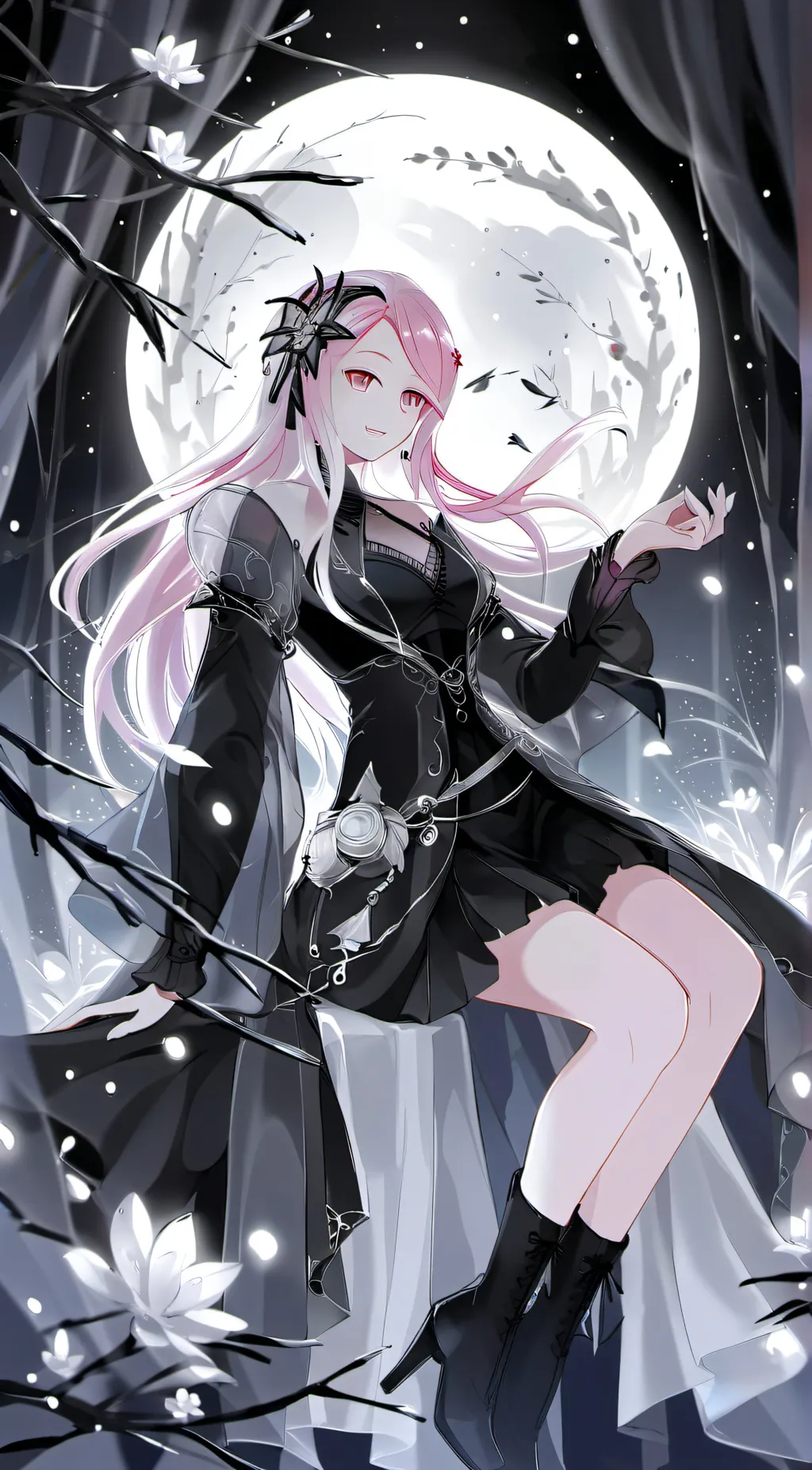 ai character: Luna background