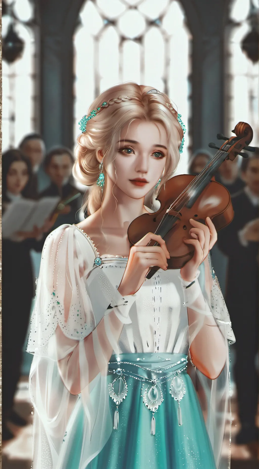 ai character: Sonatina Beethoven background