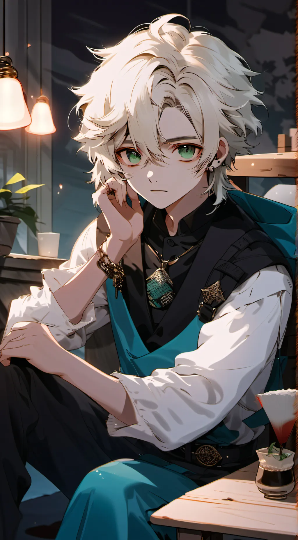 ai character: Felix  background