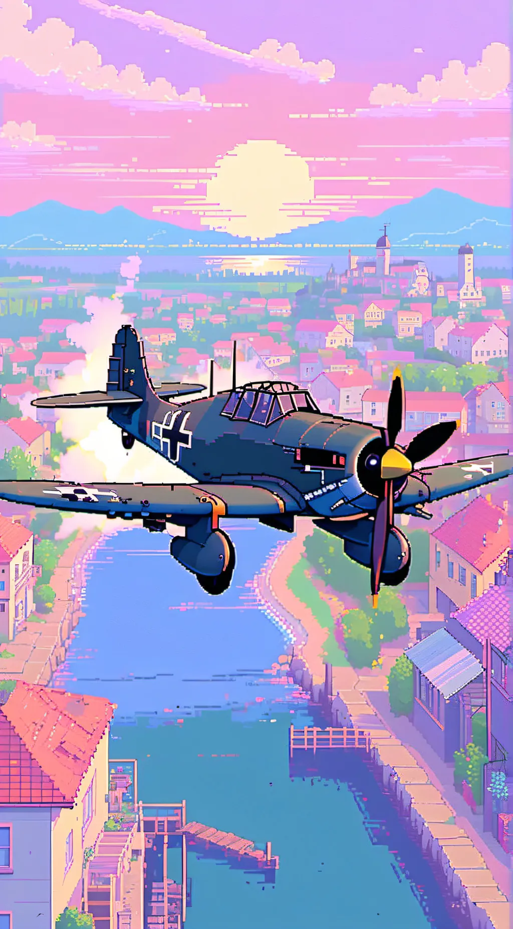 ai character: Ju-87 stuka background