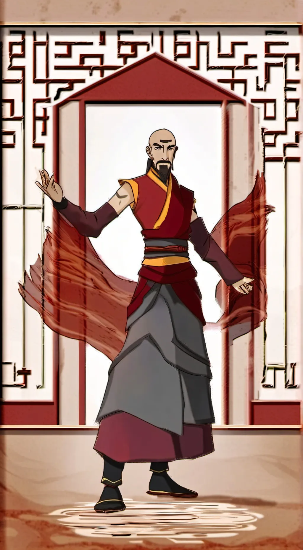 ai character: tenzin background