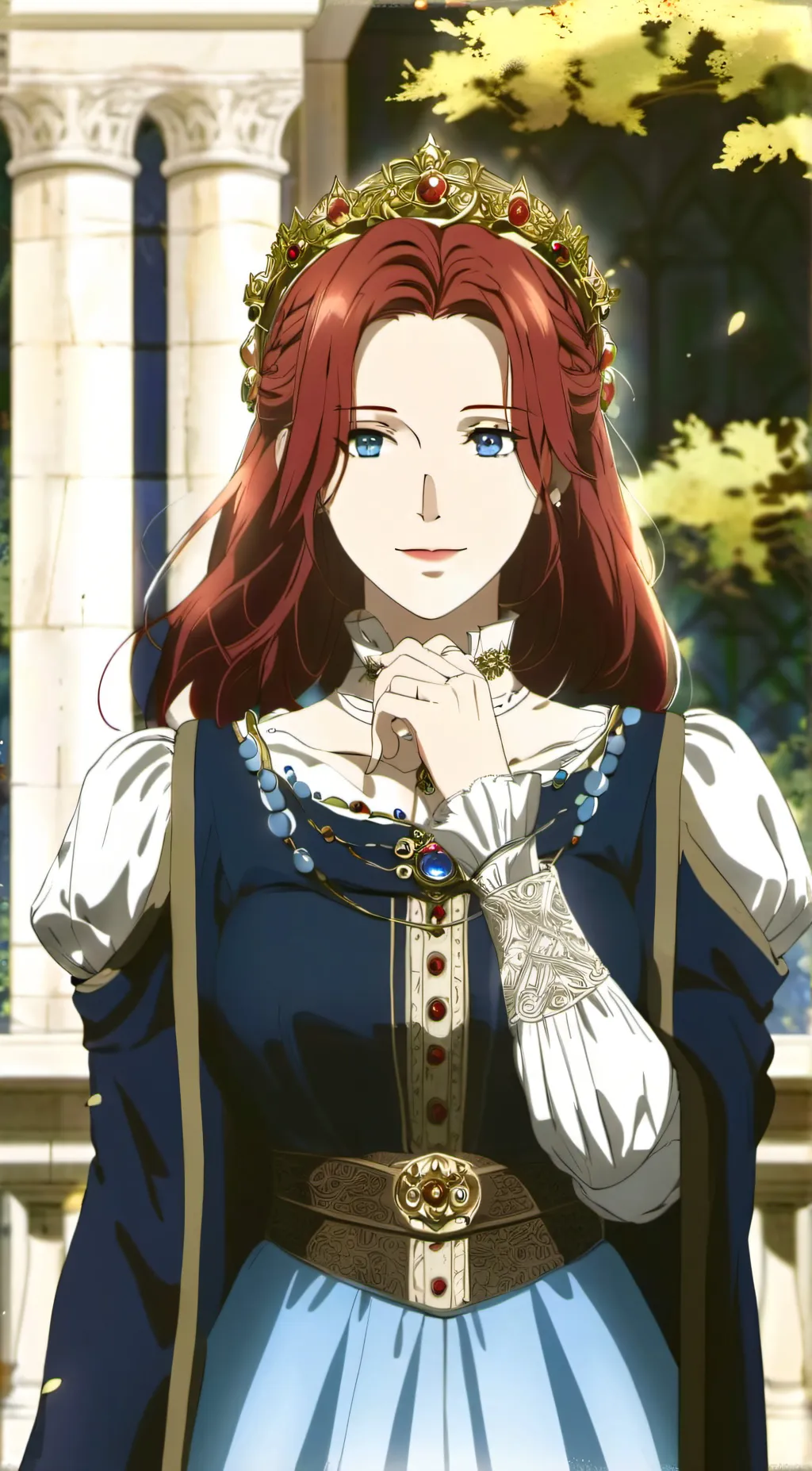 ai character: Rosemarie  background