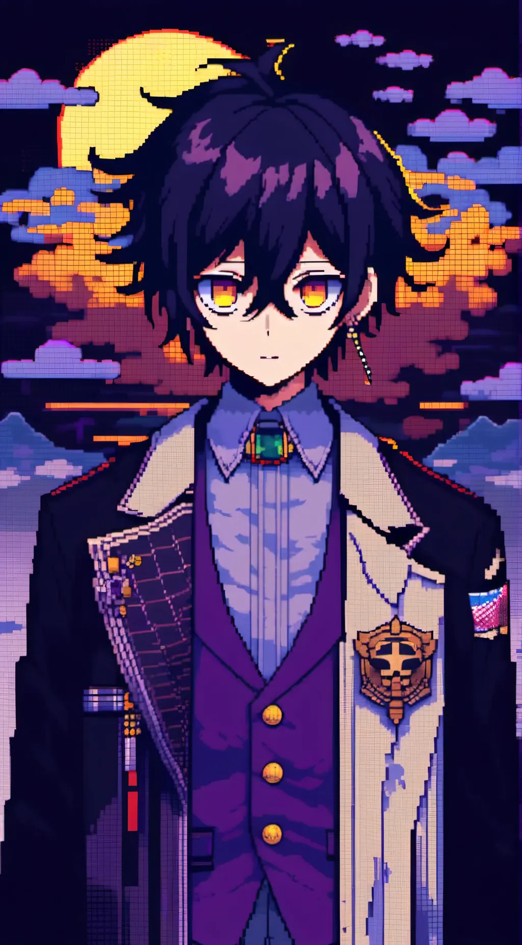 ai character: Kokichi background