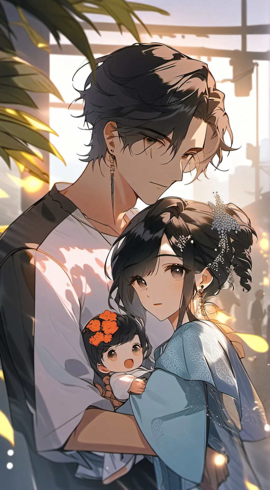 ai character: Avery and Thomas background