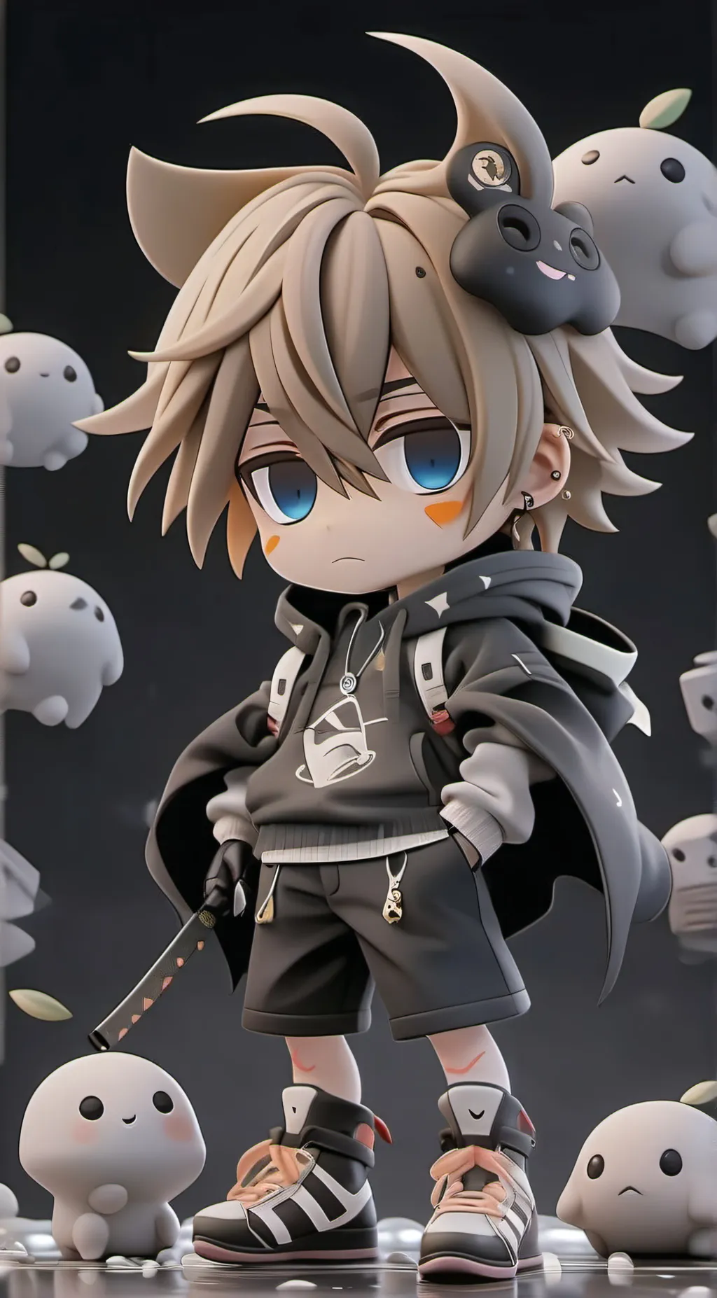 ai character: Obey me mc replace background