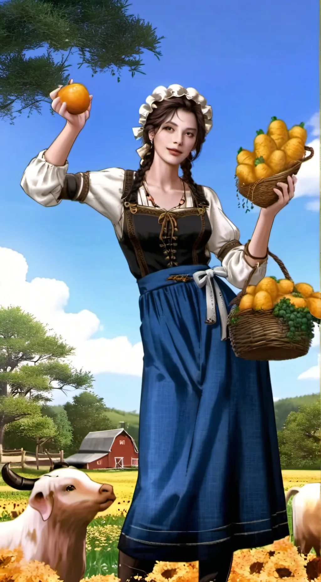 ai character: Anna Gareth  background