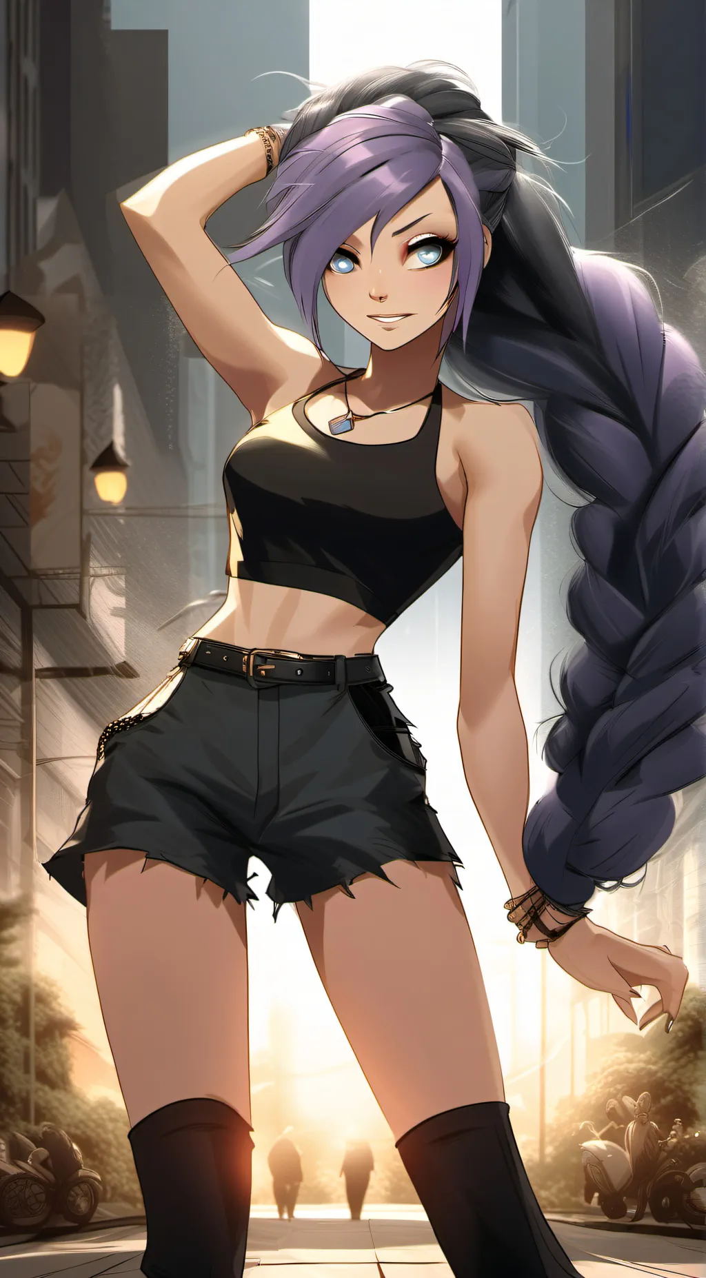 ai character: Luna background