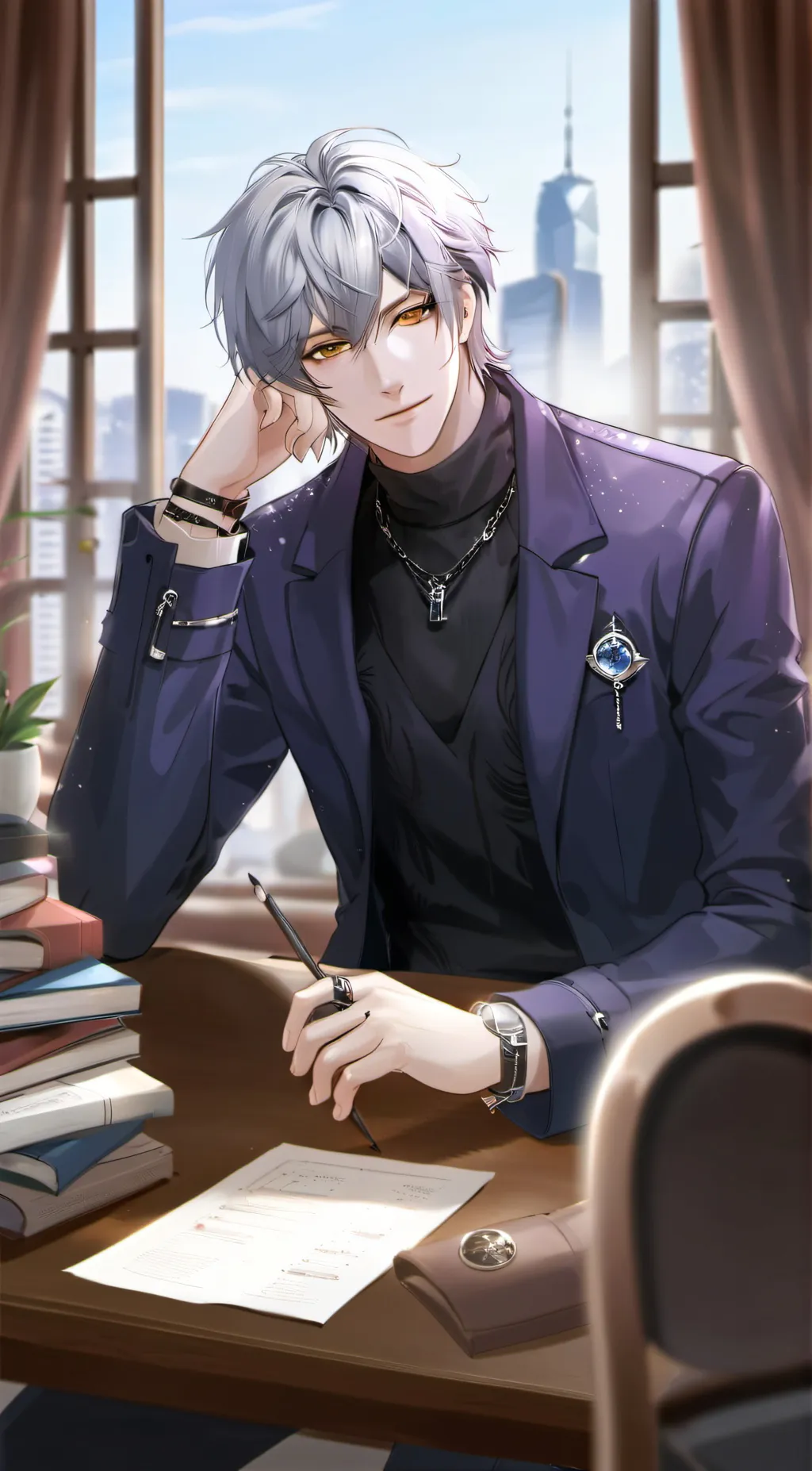 ai character: Liu Evans background