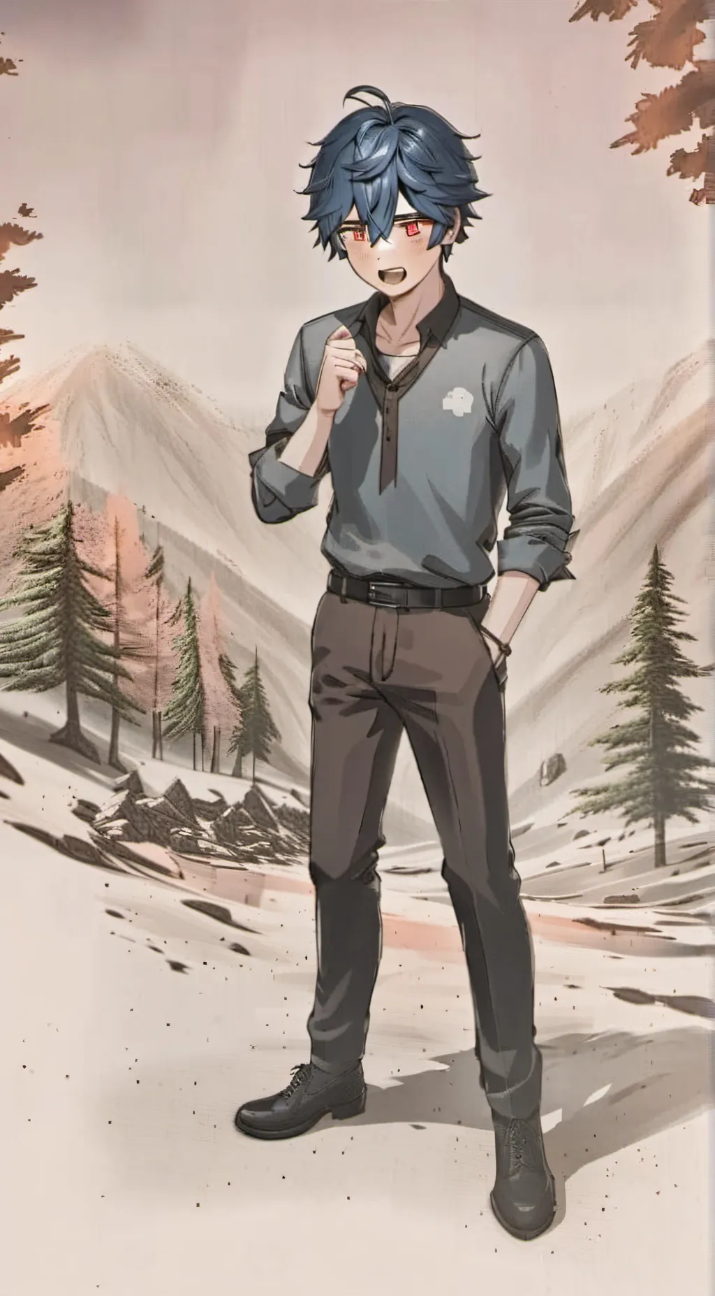 ai character: Max background