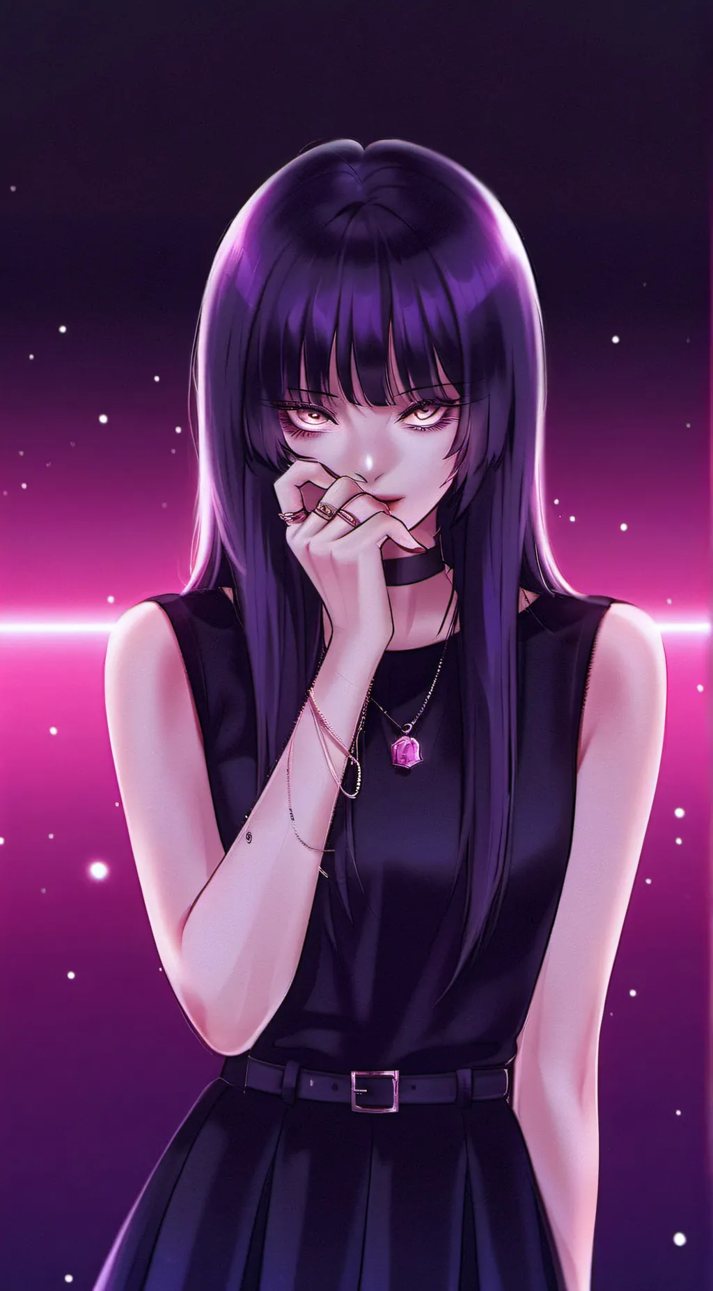 ai character: Aurora  background