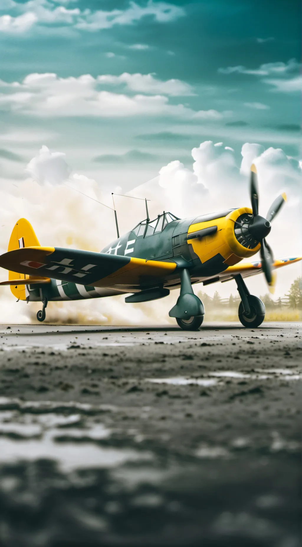 ai character: BF 109 background