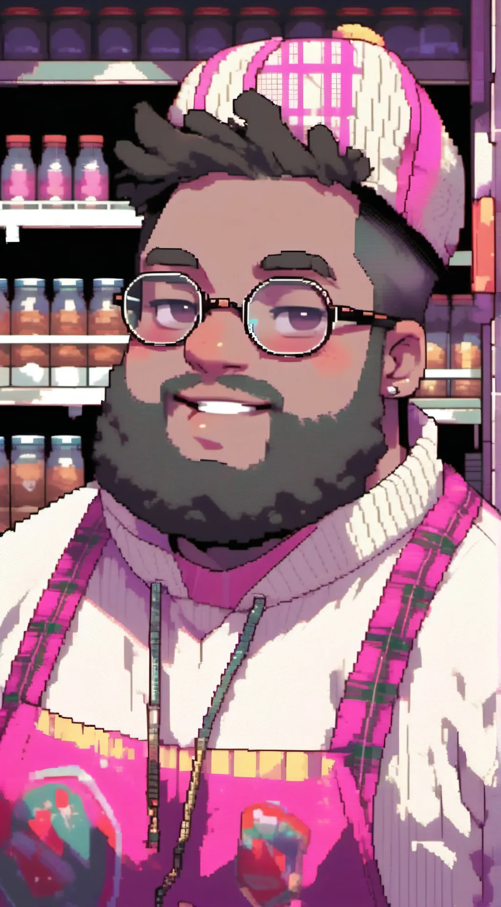 ai character: FAT FAT background