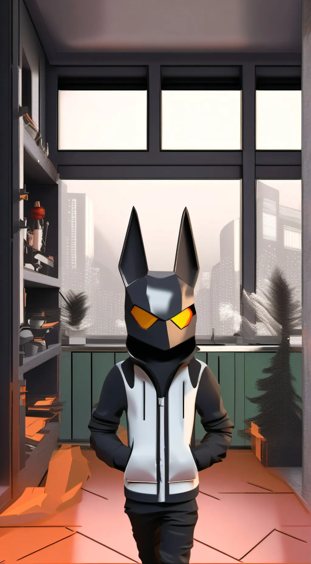 ai character: Oreo the cat background