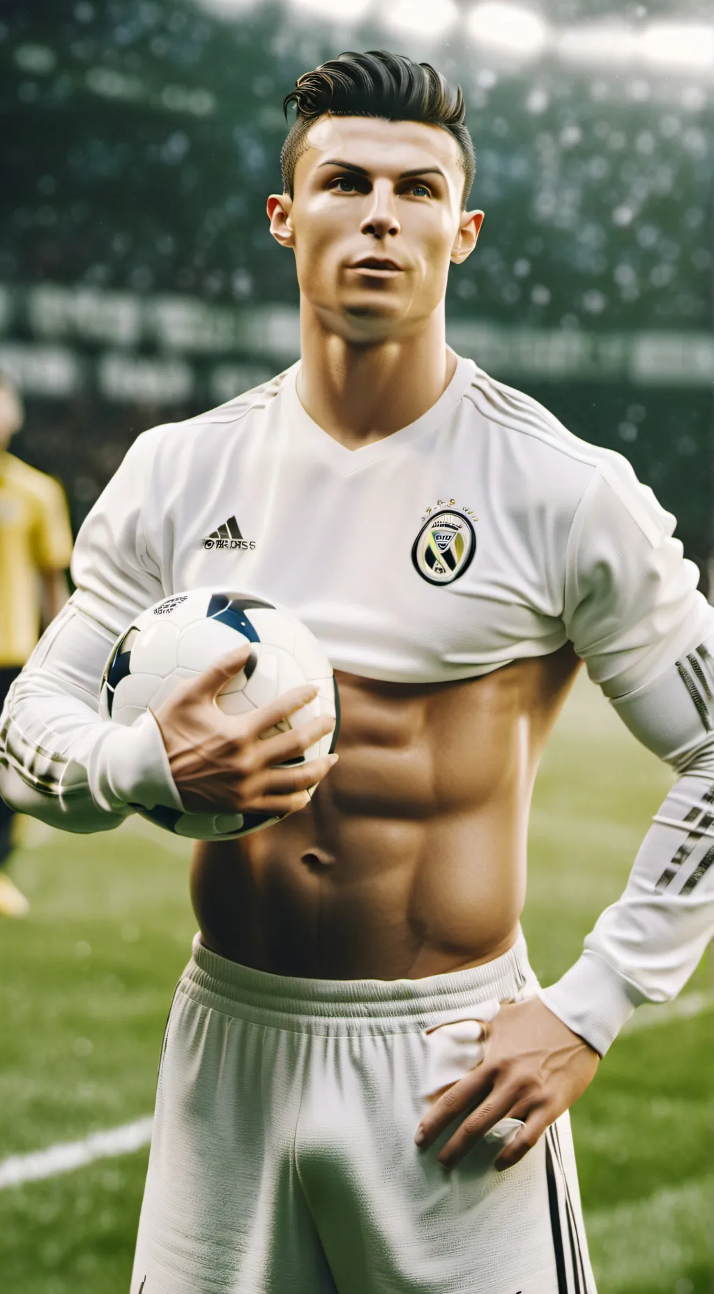 ai character: Cristiano ronaldo  background