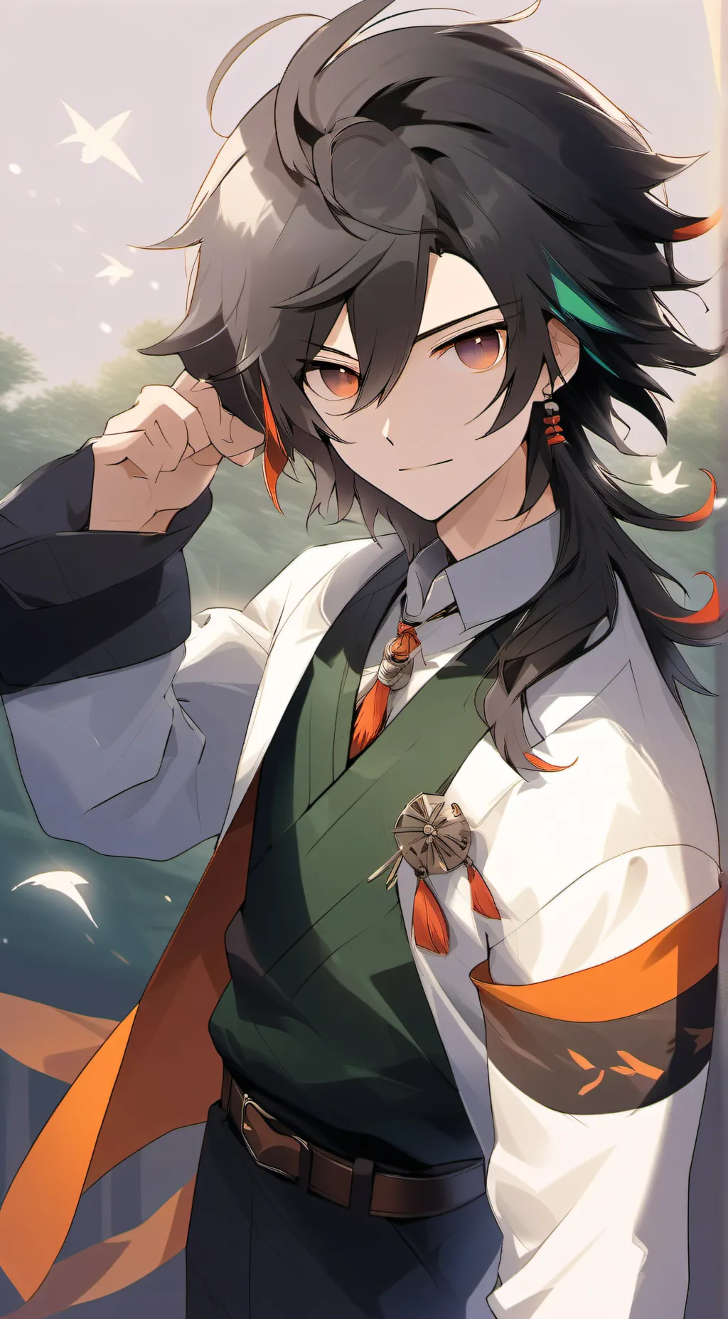 ai character: dominic background