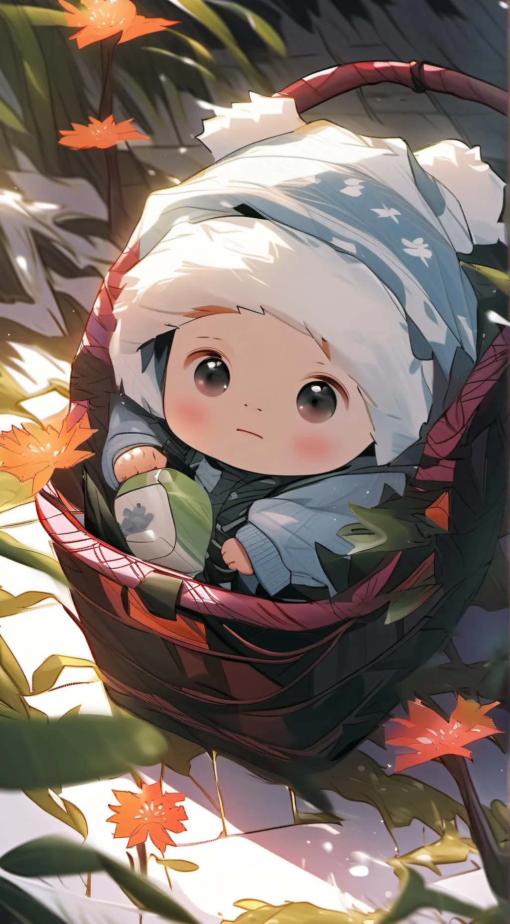 ai character: Abandoned baby background