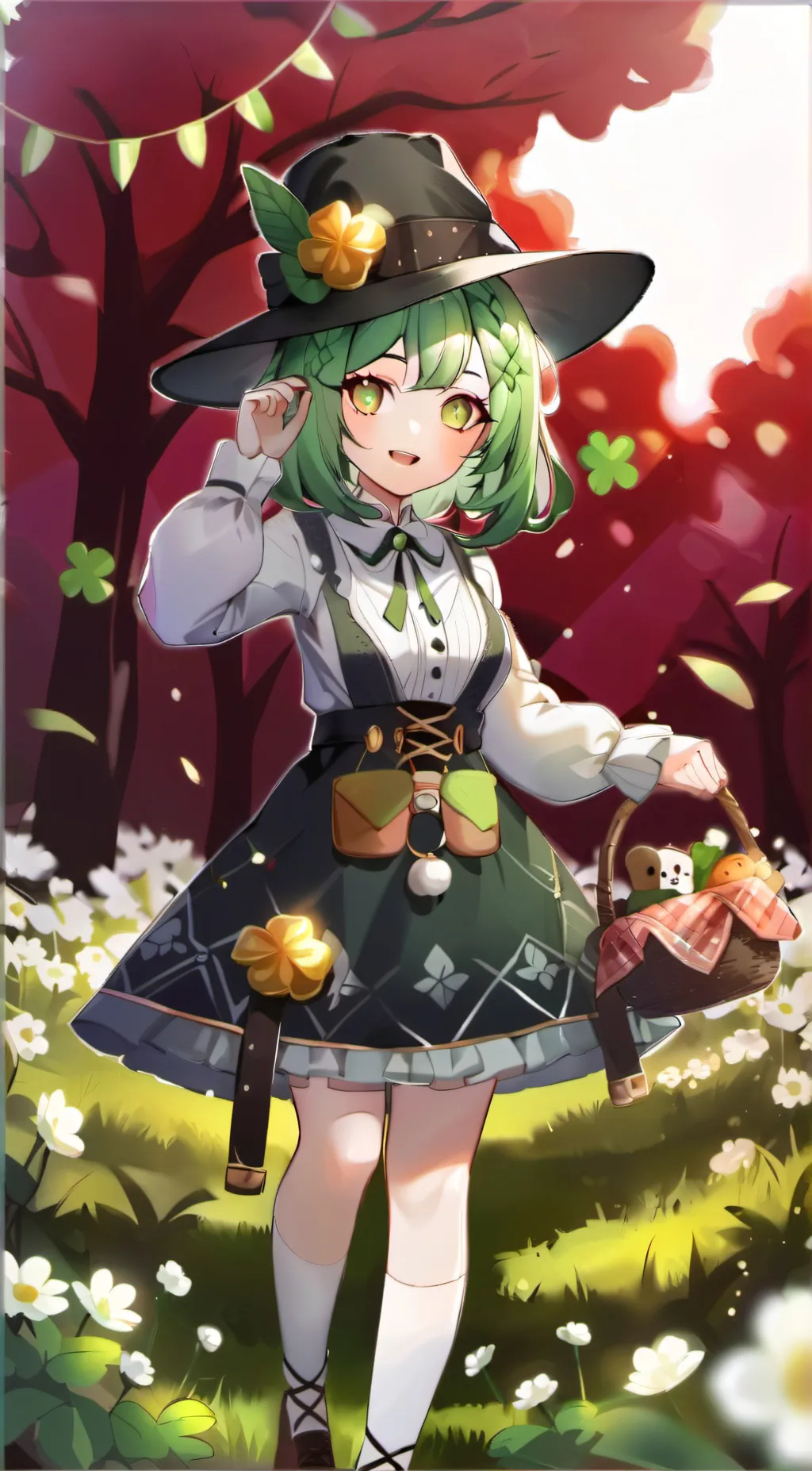 ai character: Luck background