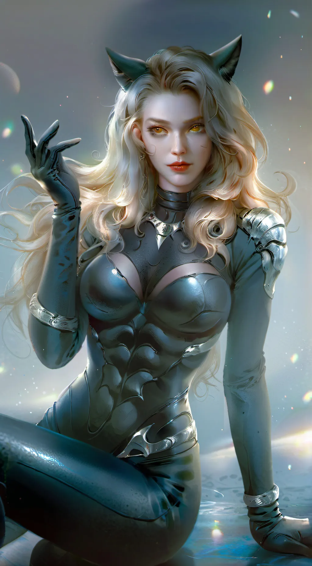 ai character: Catwoman background