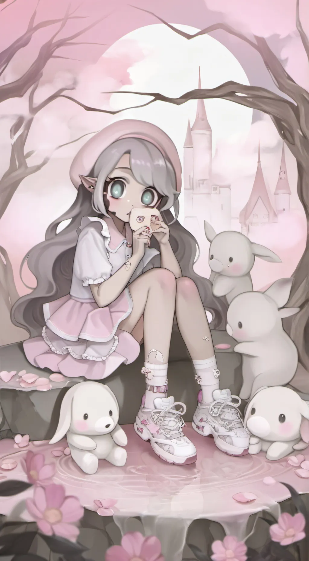 ai character: Sick Ruin background