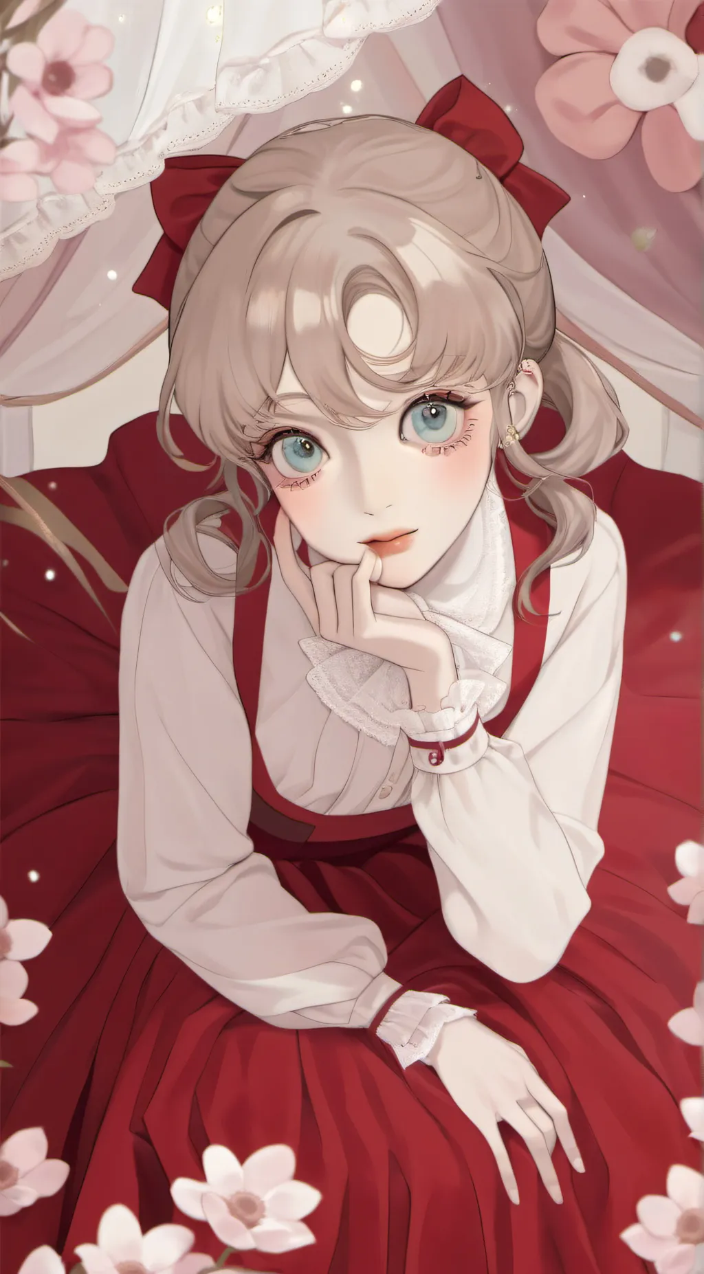 ai character: Lucy  background