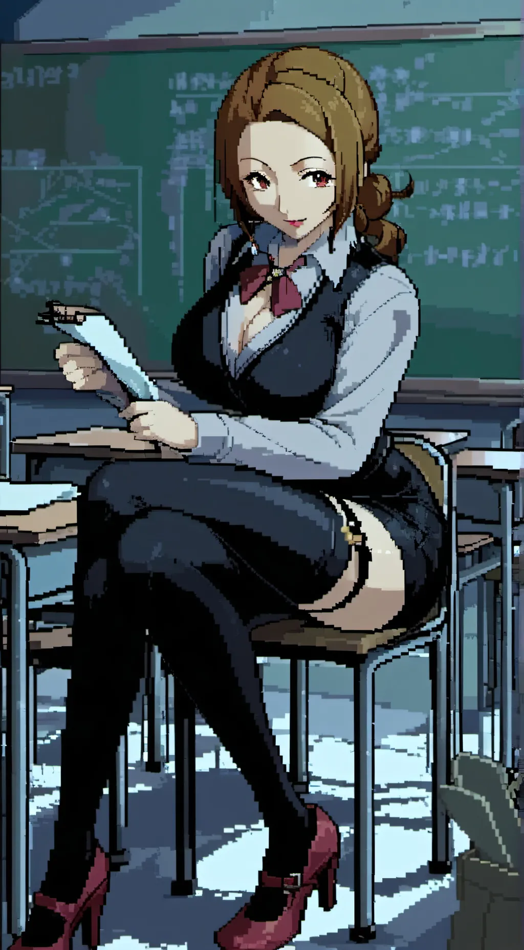 ai character: 柏木老师 background