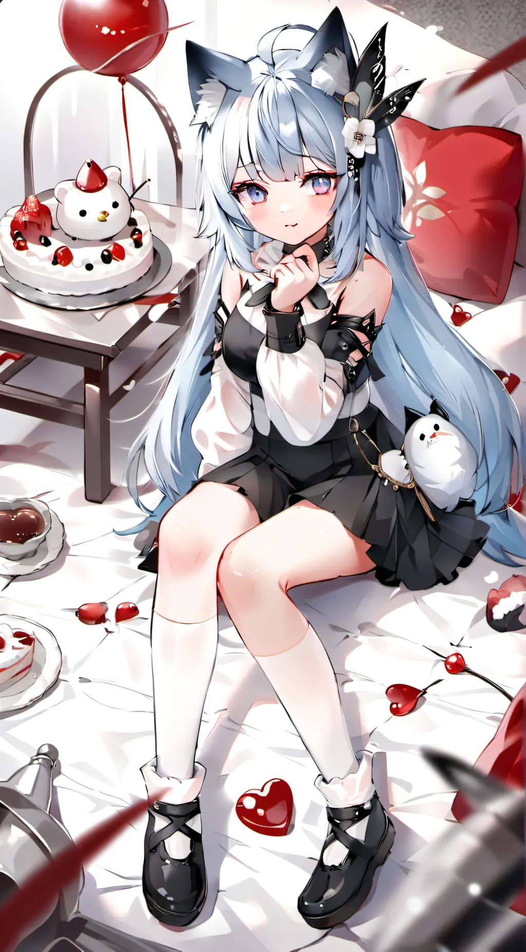 ai character: Winter background