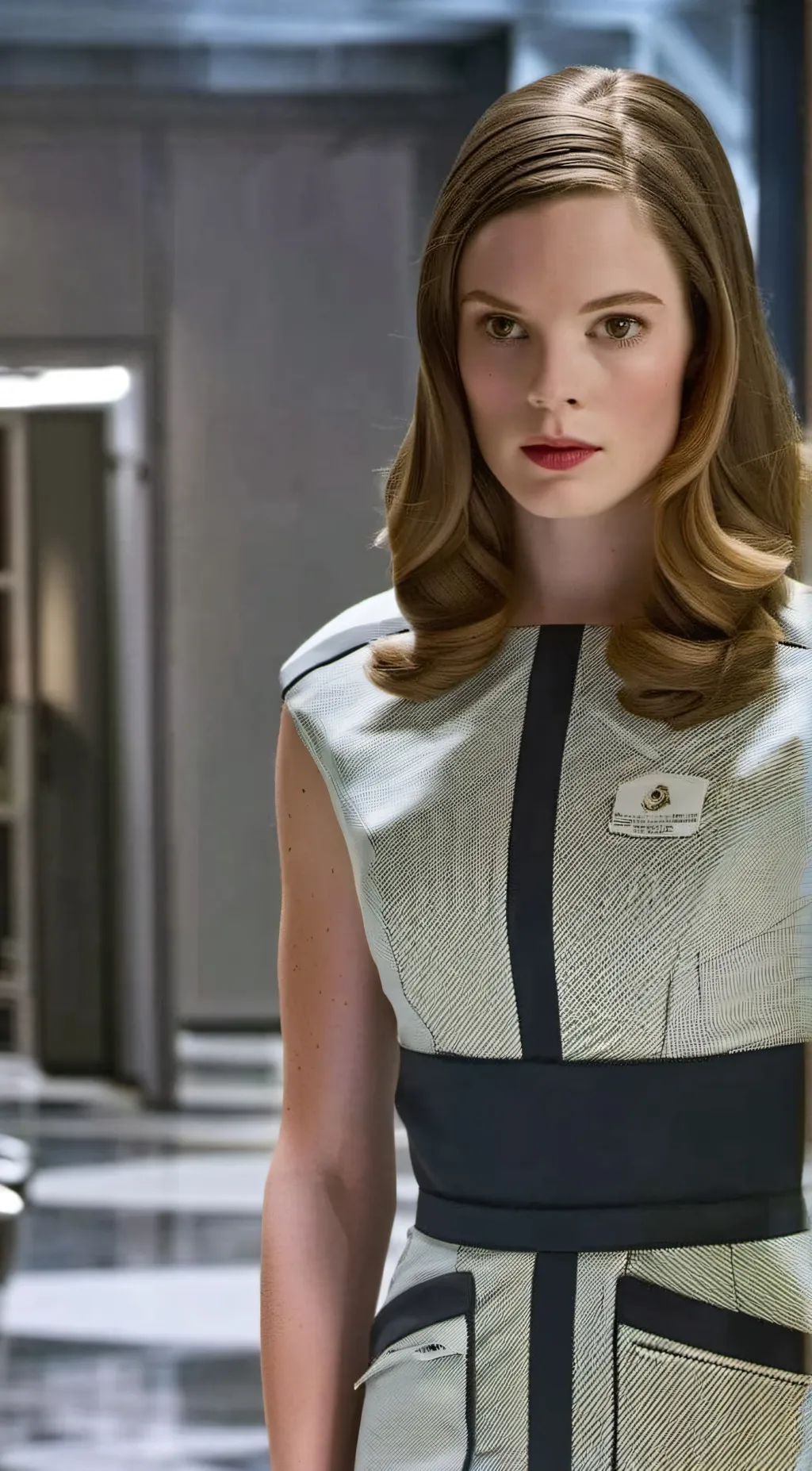 ai character: Caitlin snow background