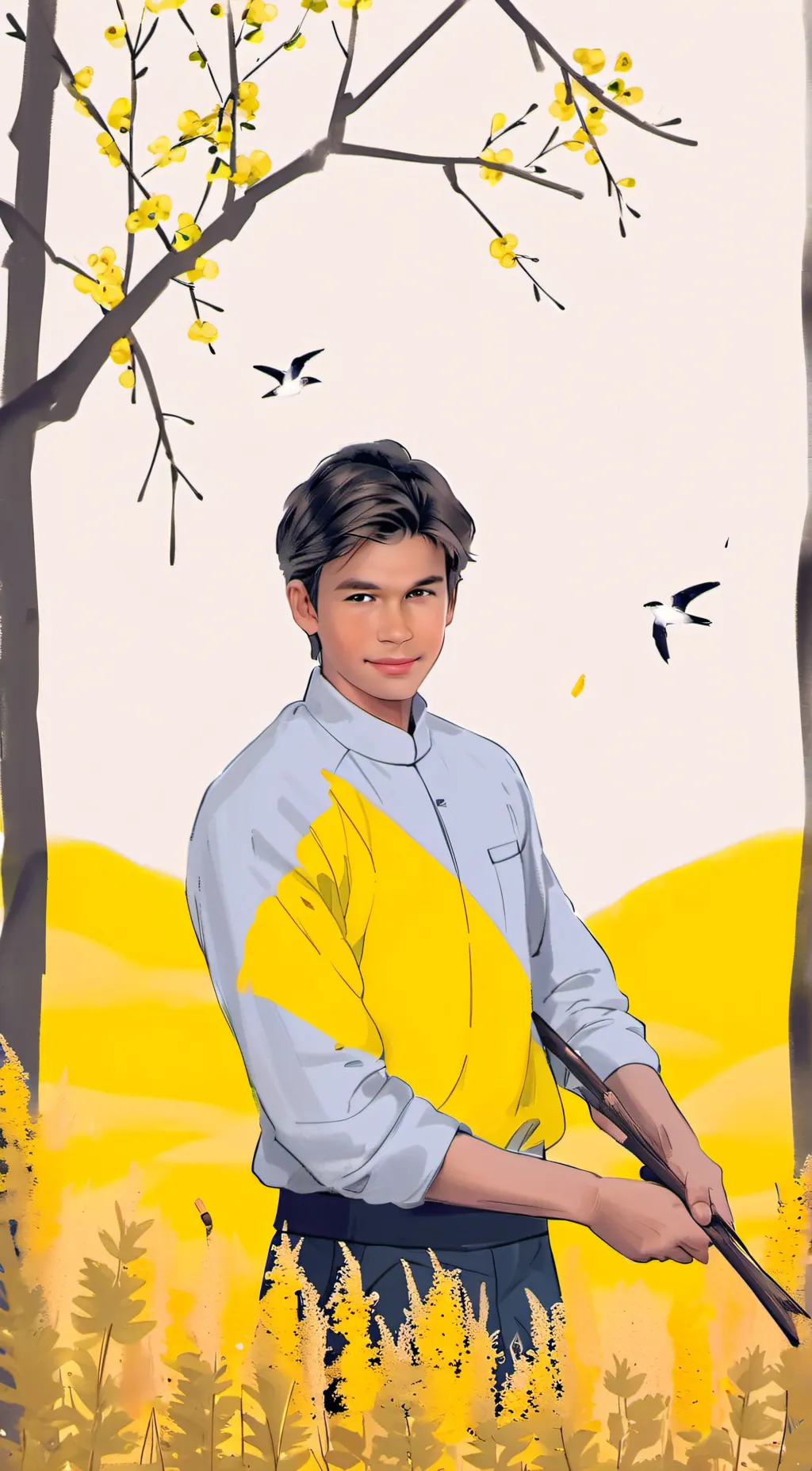 ai character: Patrick Taylor  background