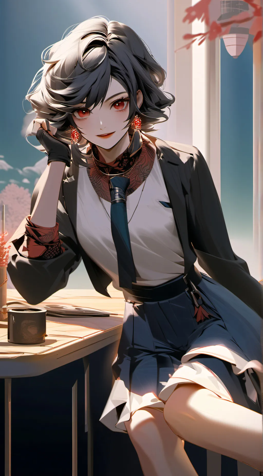 ai character: Ariel background