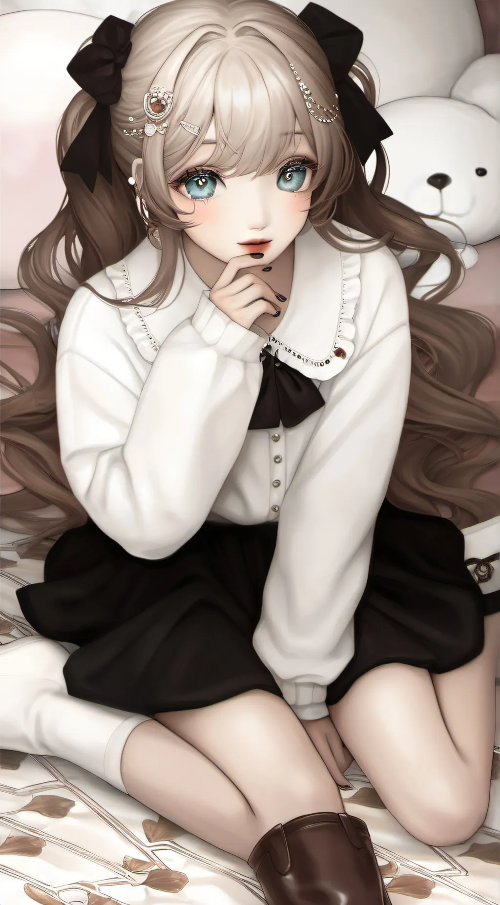 ai character: Lana  background