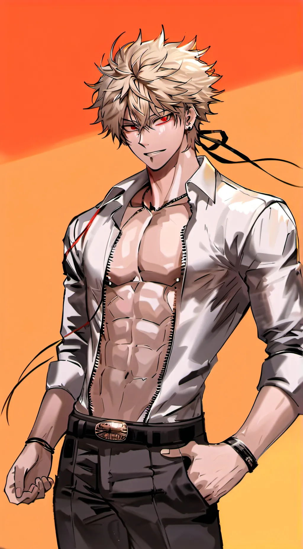 ai character: Bakugo background