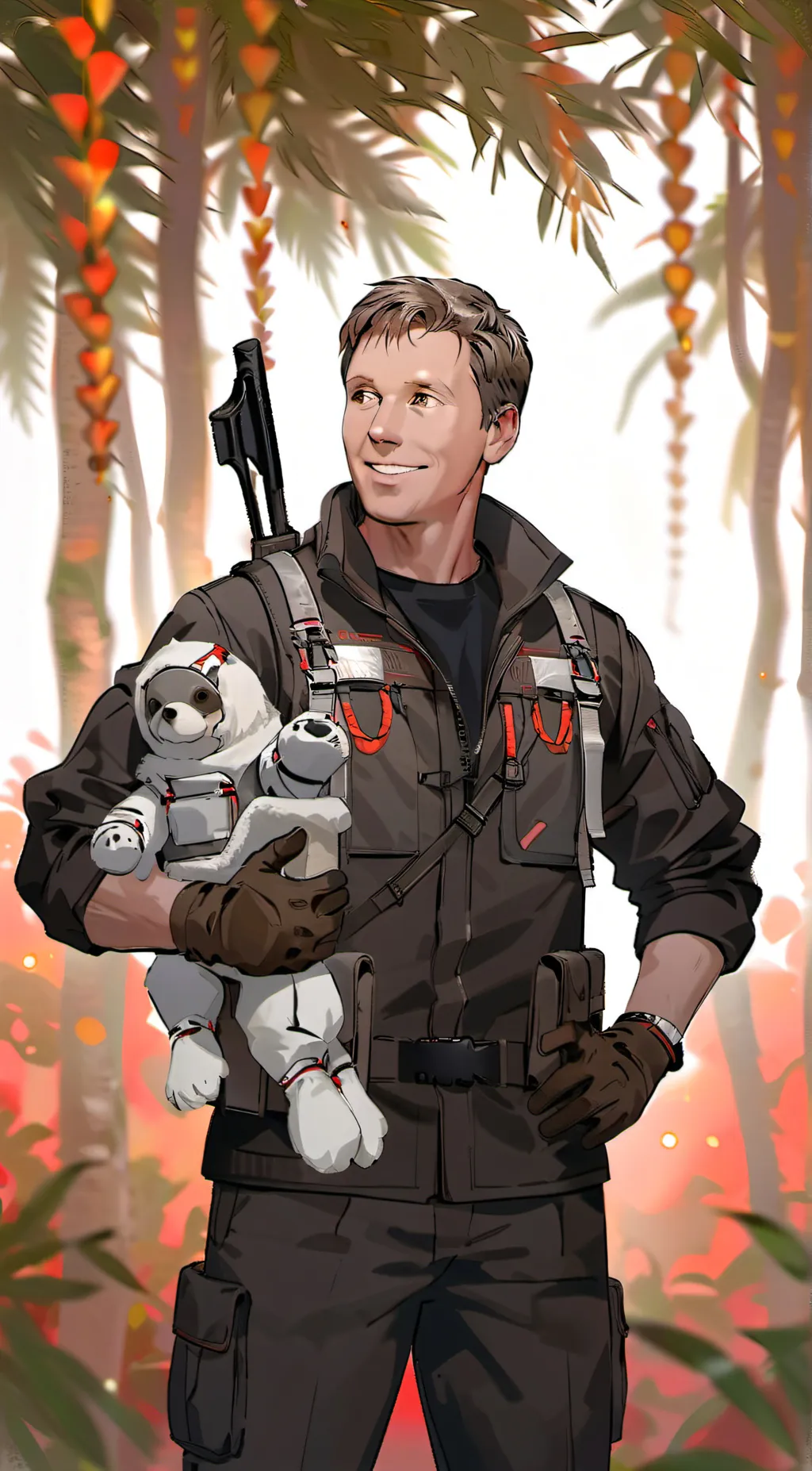ai character: Martin Kratt Chris background