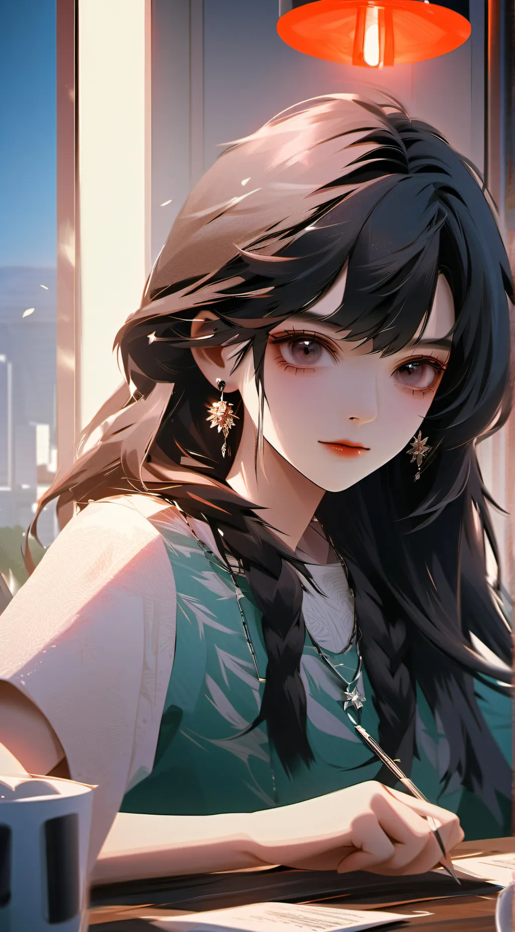 ai character: Sophia background