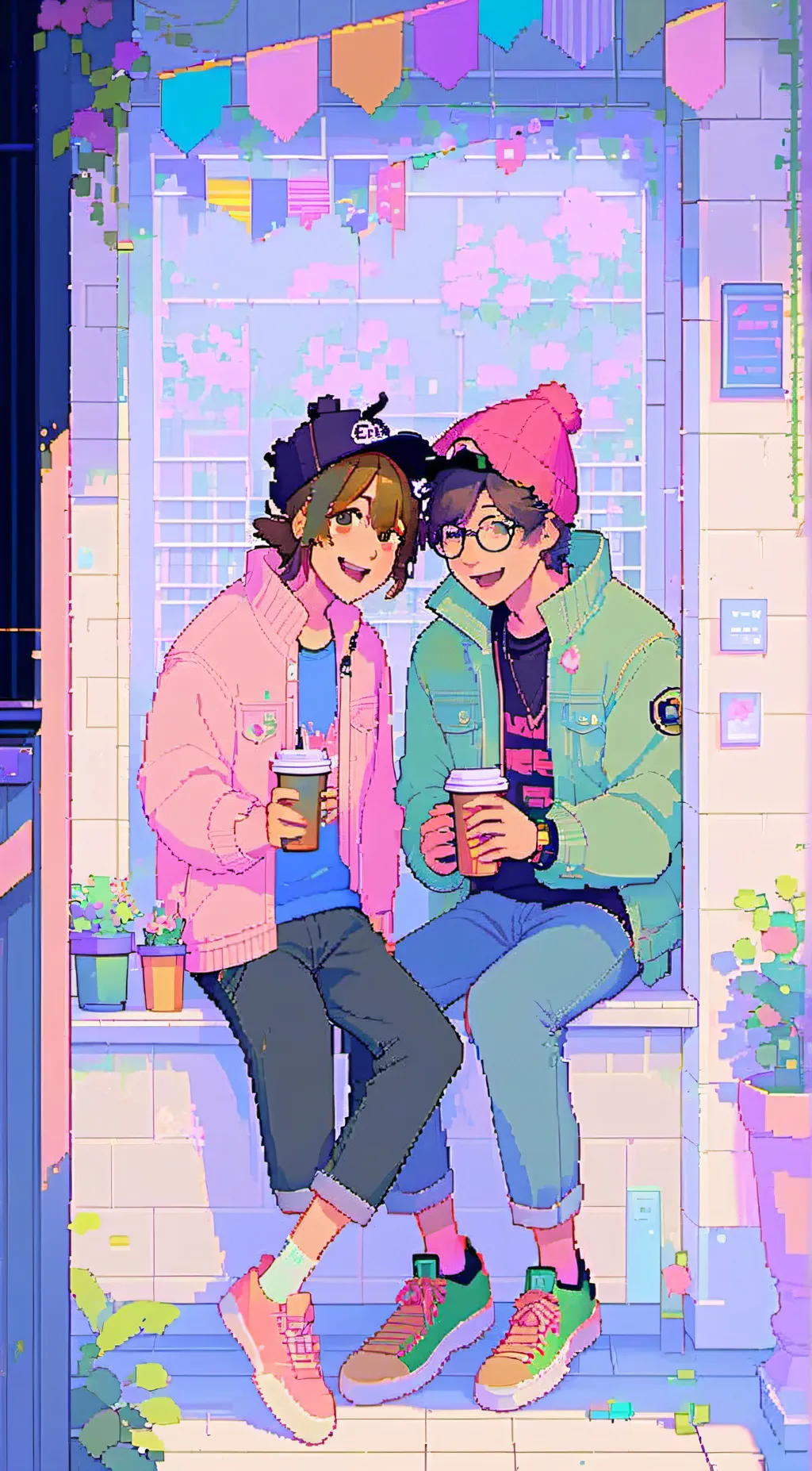 ai character: Ben and jay background