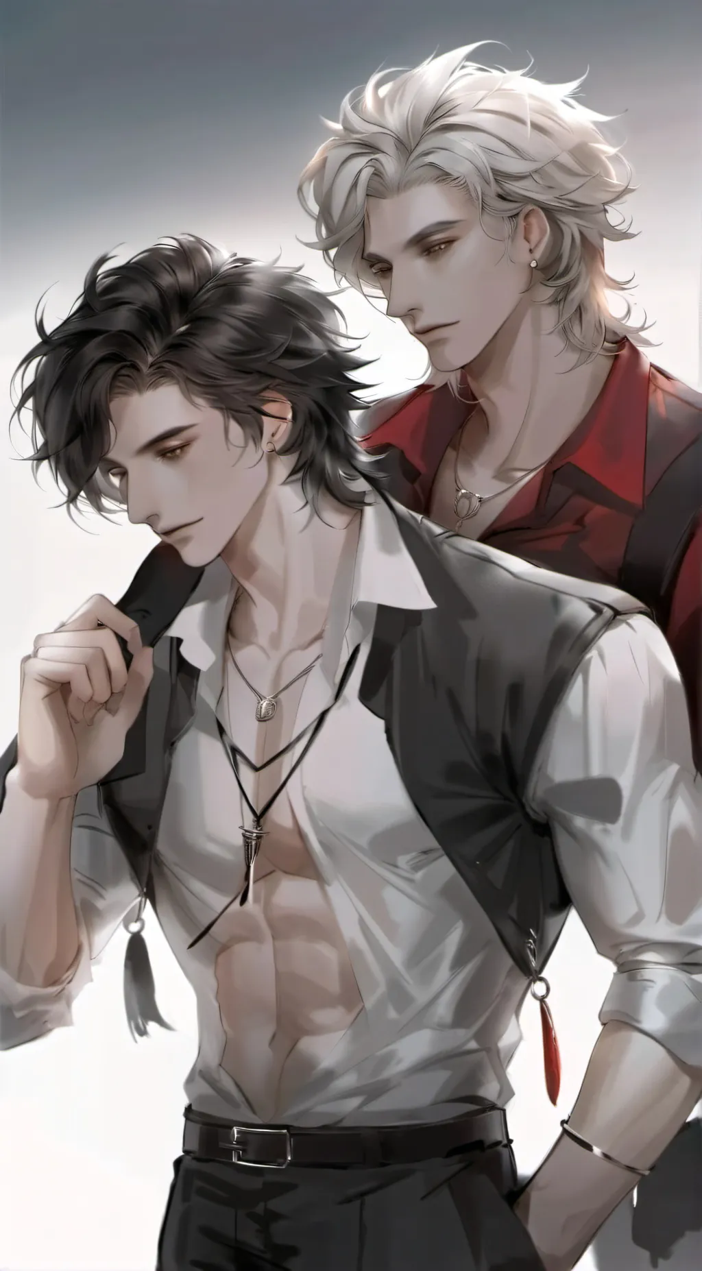 ai character: James and Elijah  background