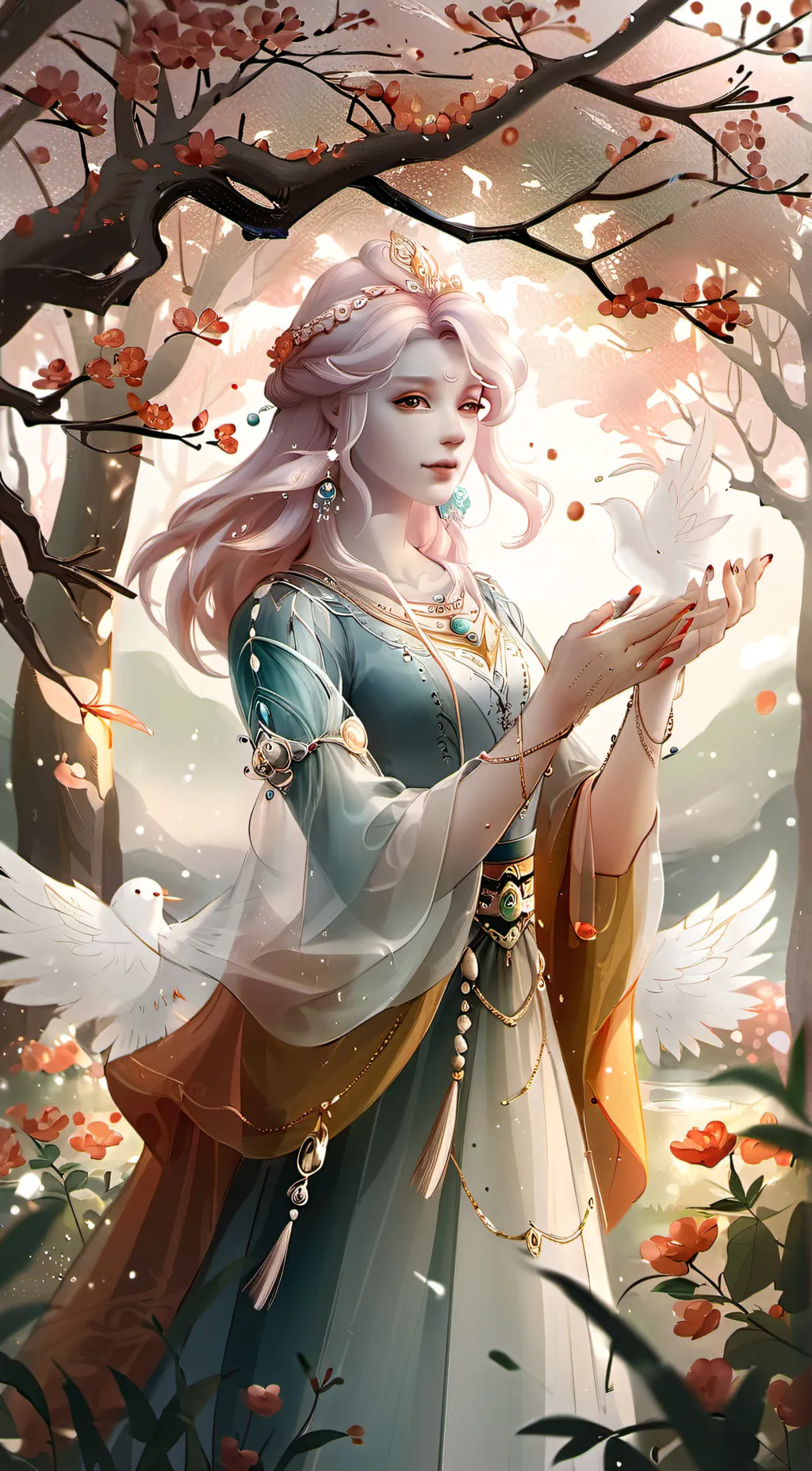 ai character: Unicorn background