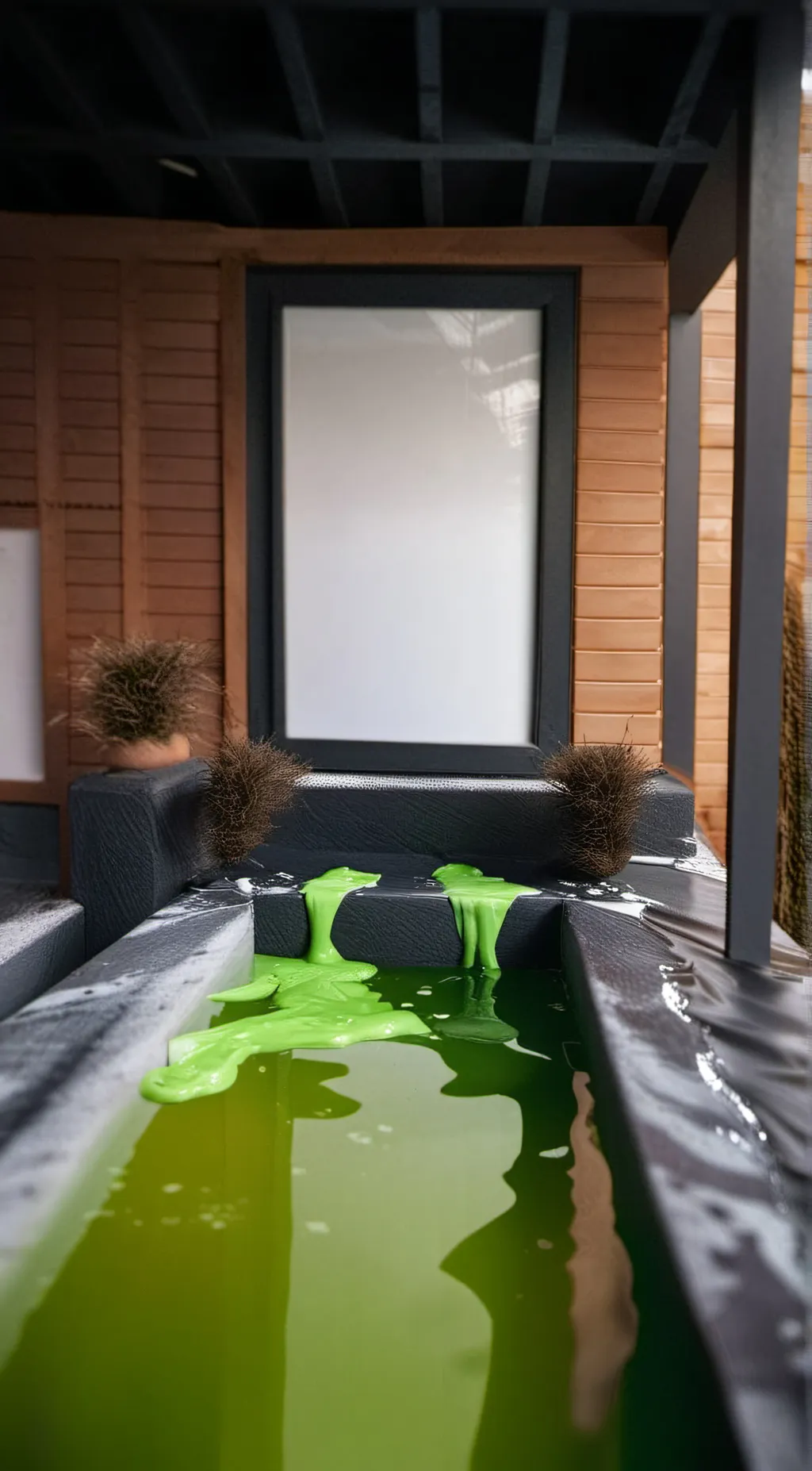 ai character: a pool of slime background