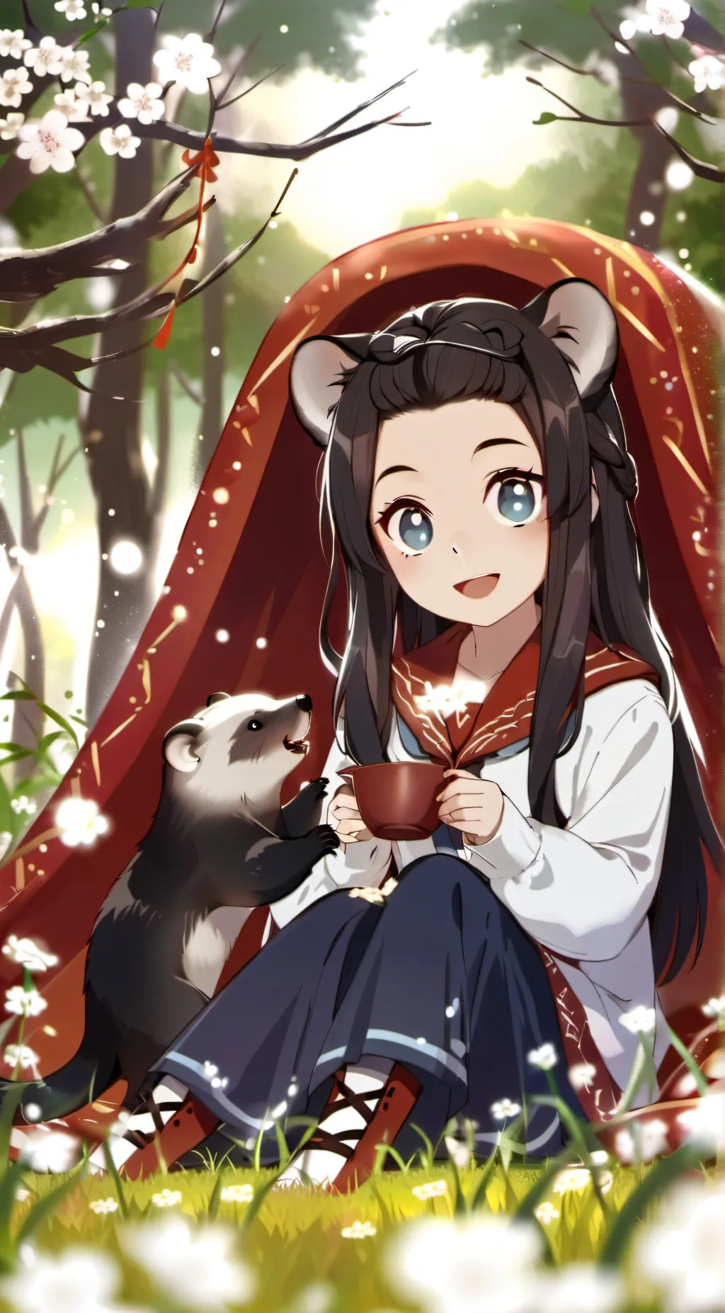 ai character: Karen's gravestone background