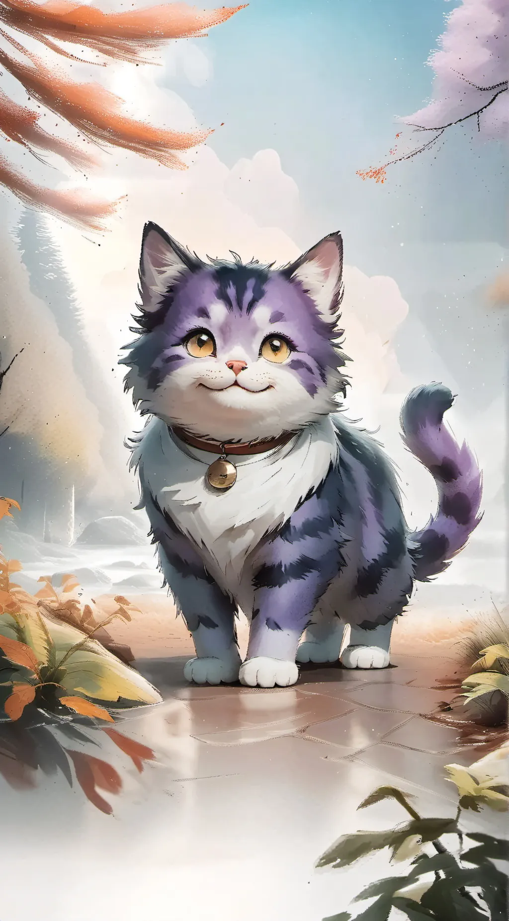 ai character: Better cat nap background