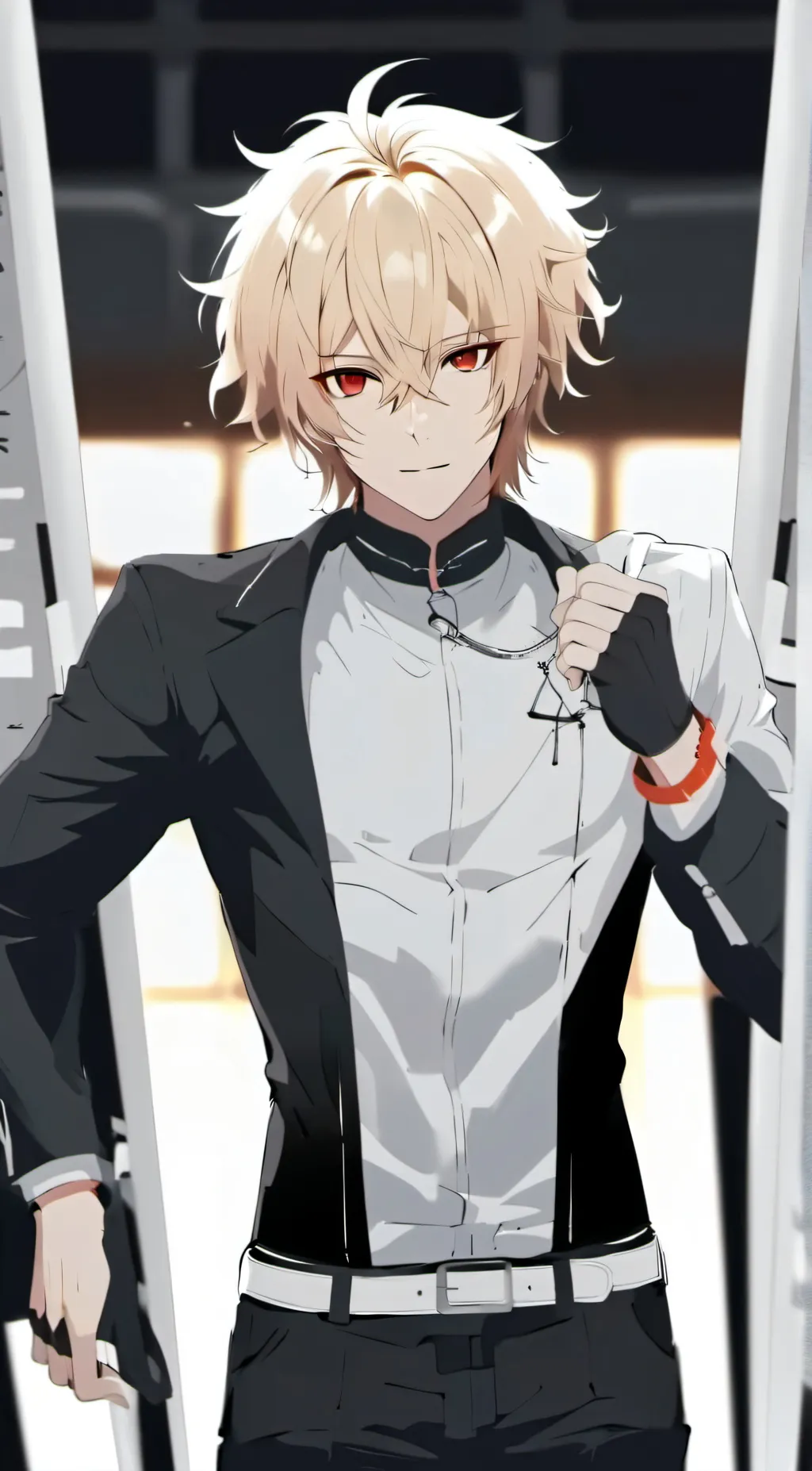 ai character: Bakugo Katsuki background