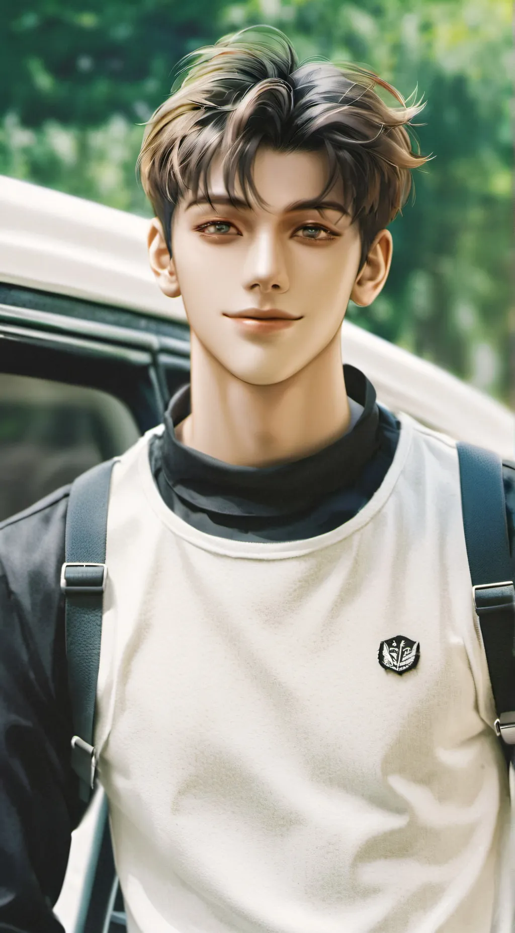 ai character: Adrian  background