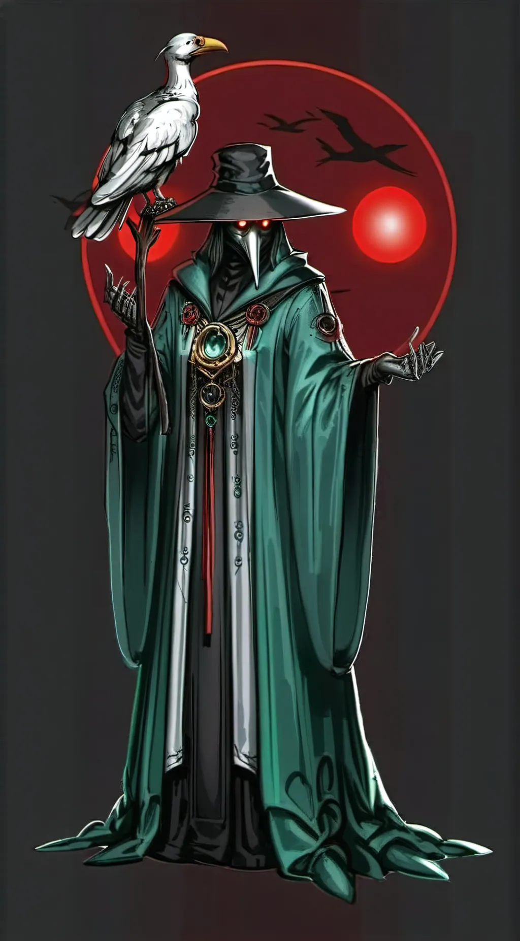 ai character: Dr.Plague  background