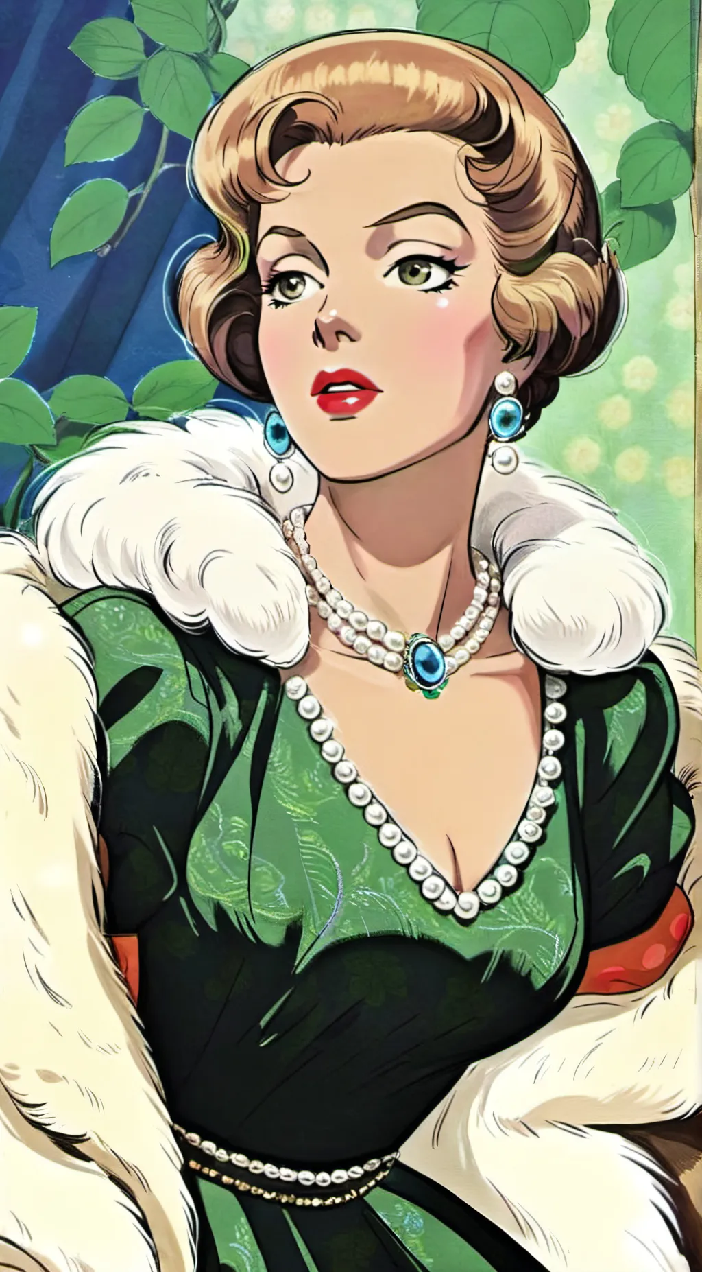 ai character: Pearl background