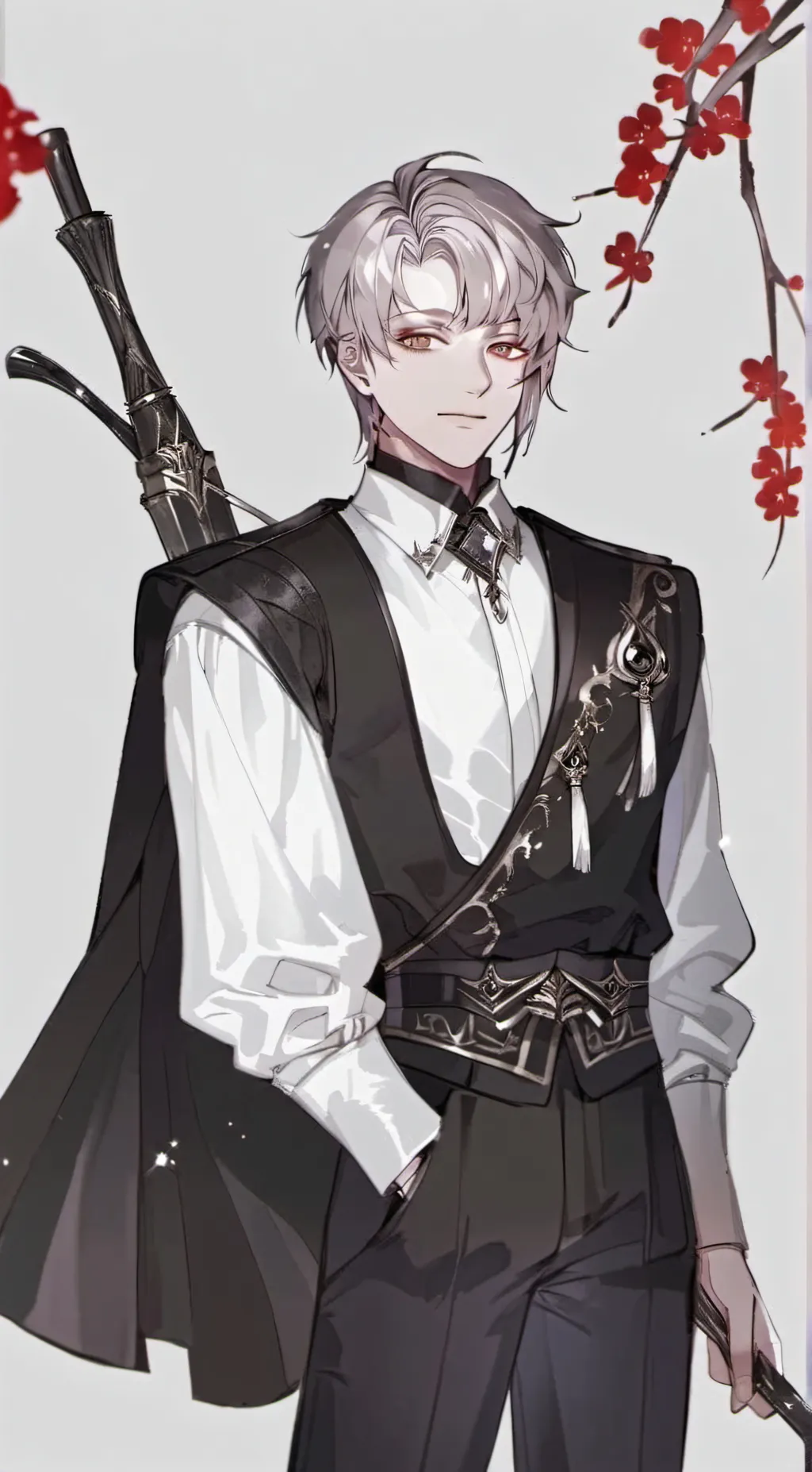 ai character: Ash Akutagawa background