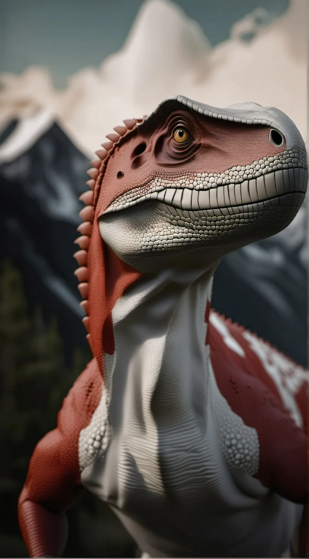 ai character: ham/ food house  background