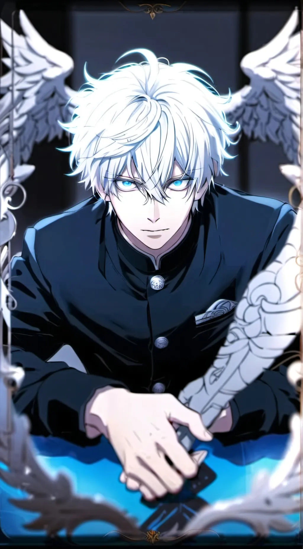 ai character: Satoru Gojo background