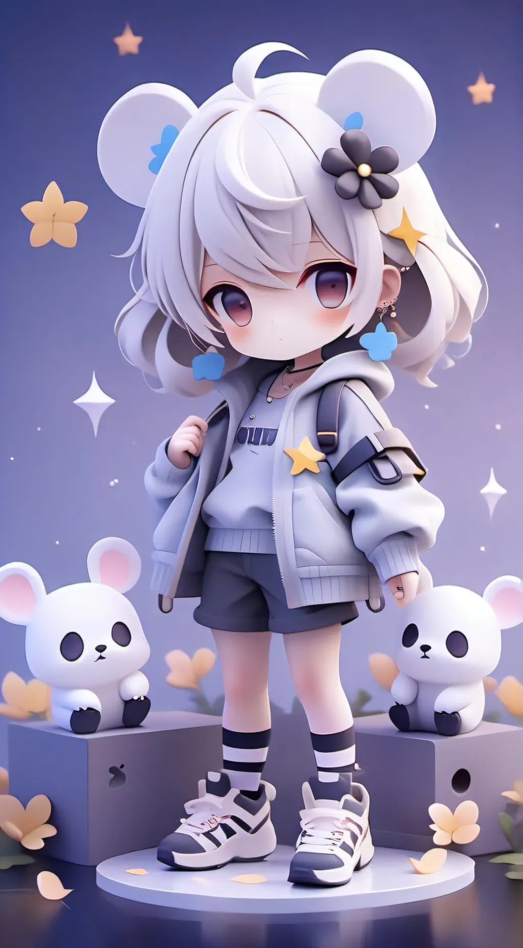 ai character: lili haryanti background