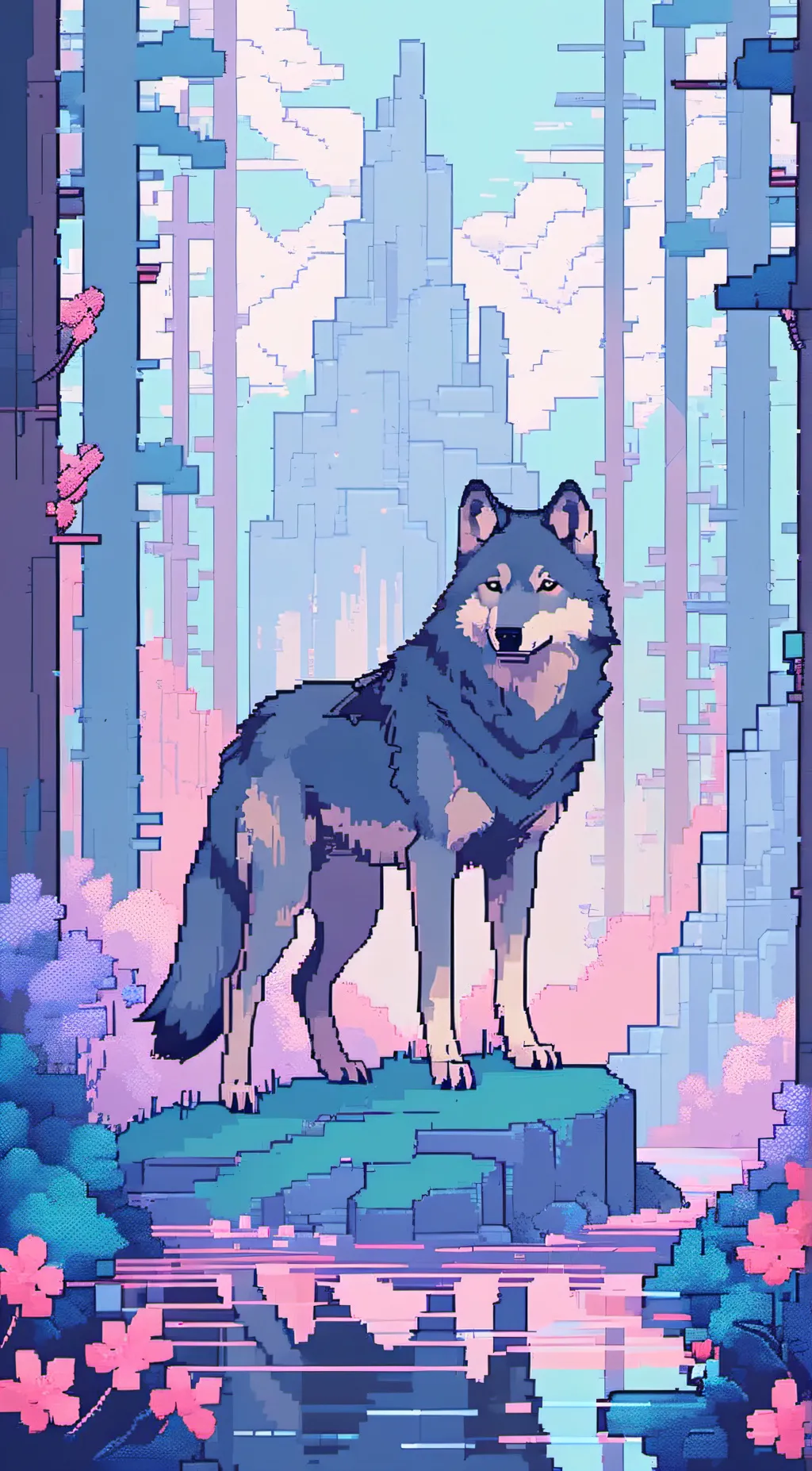 ai character: Em  background