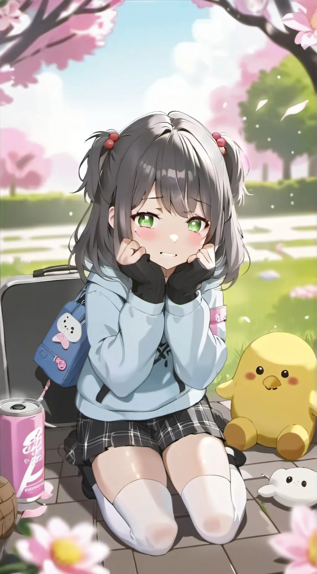 ai character: Saki-chan background